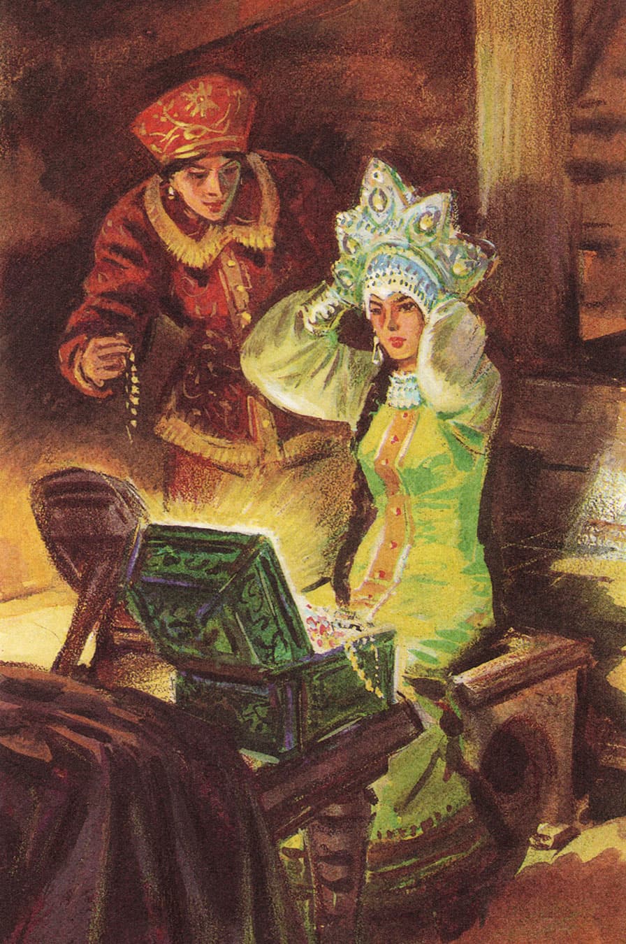 Иллюстрация из произведения П.П.Бажова